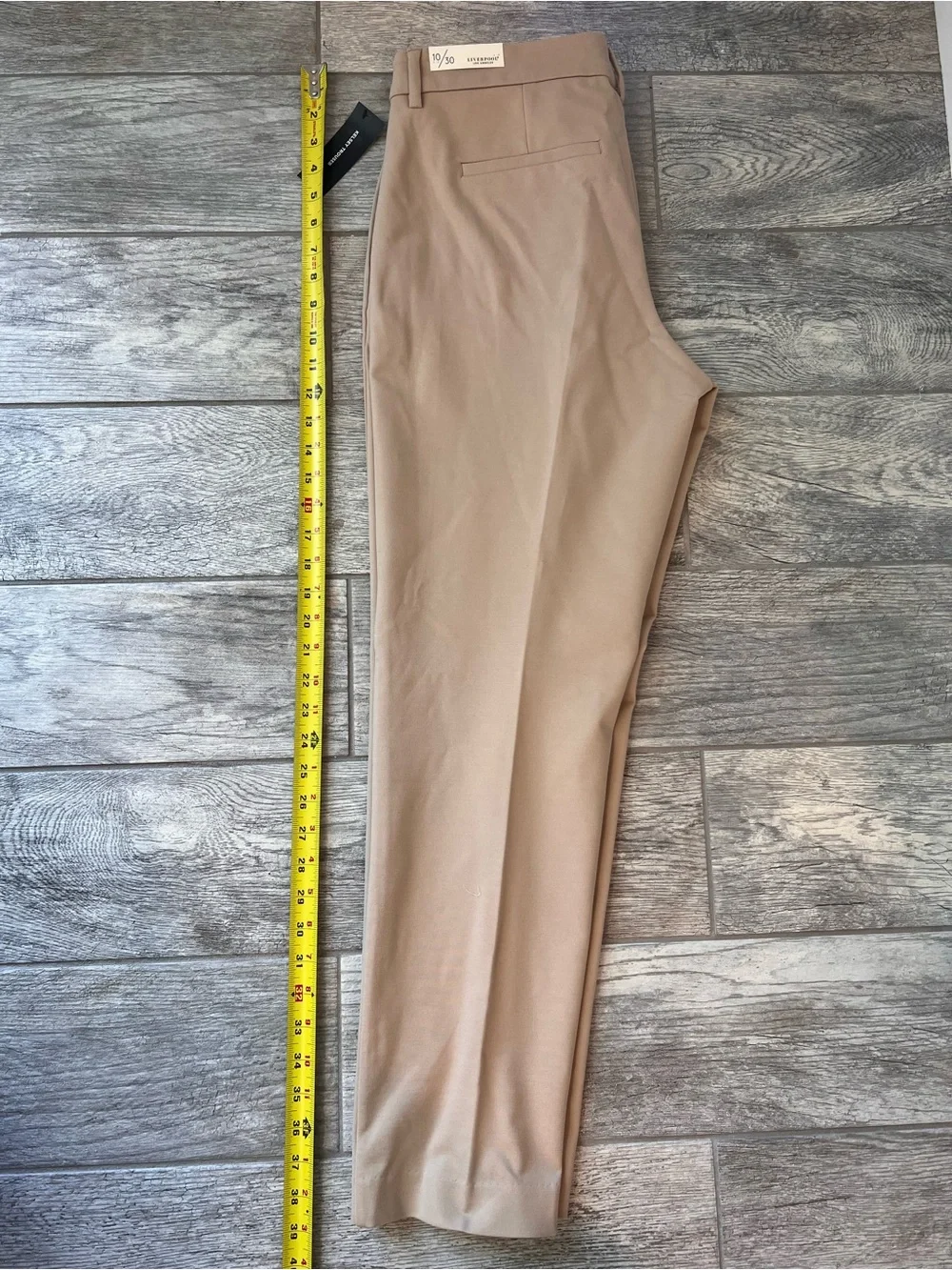 Liverpool Women's Tan Straight-Leg Dress Pants